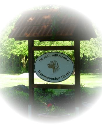Hundepension Schild