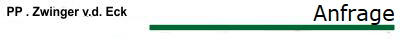 Anfrage