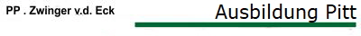 Ausbildung Pitt