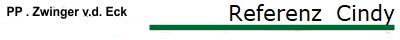 Referenz  Cindy