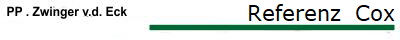 Referenz  Cox